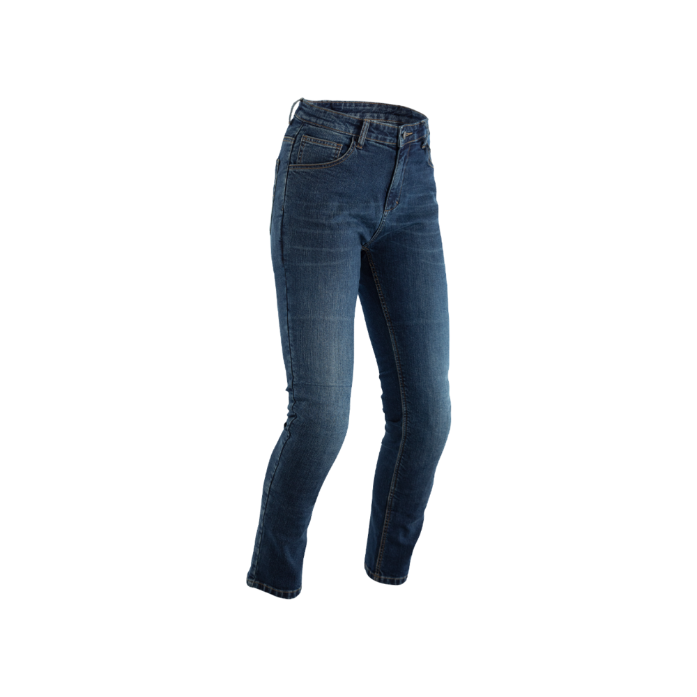 Jean RST x Kevlar® Tapered-Fit CE textile renforcé femme - Midnight Blue taille L court