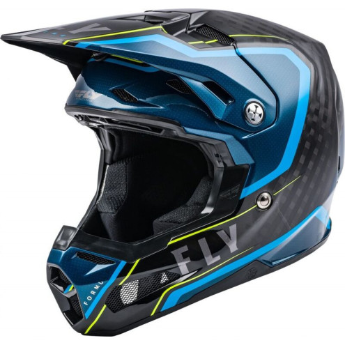 Casque FLY RACING Formula Carbon Axon Noir/Bleu XL 1 - AVSmoto Racing Parts 