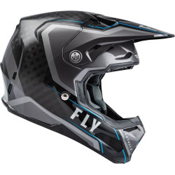 Casque FLY RACING Formula Carbon Axon Noir/Gris/Bleu L 2 - AVSmoto Racing Parts 