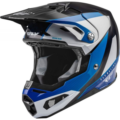 Casque FLY RACING Formula Carbon Prime Bleu/Blanc/Bleu Carbon XS 1 - AVSmoto Racing Parts 