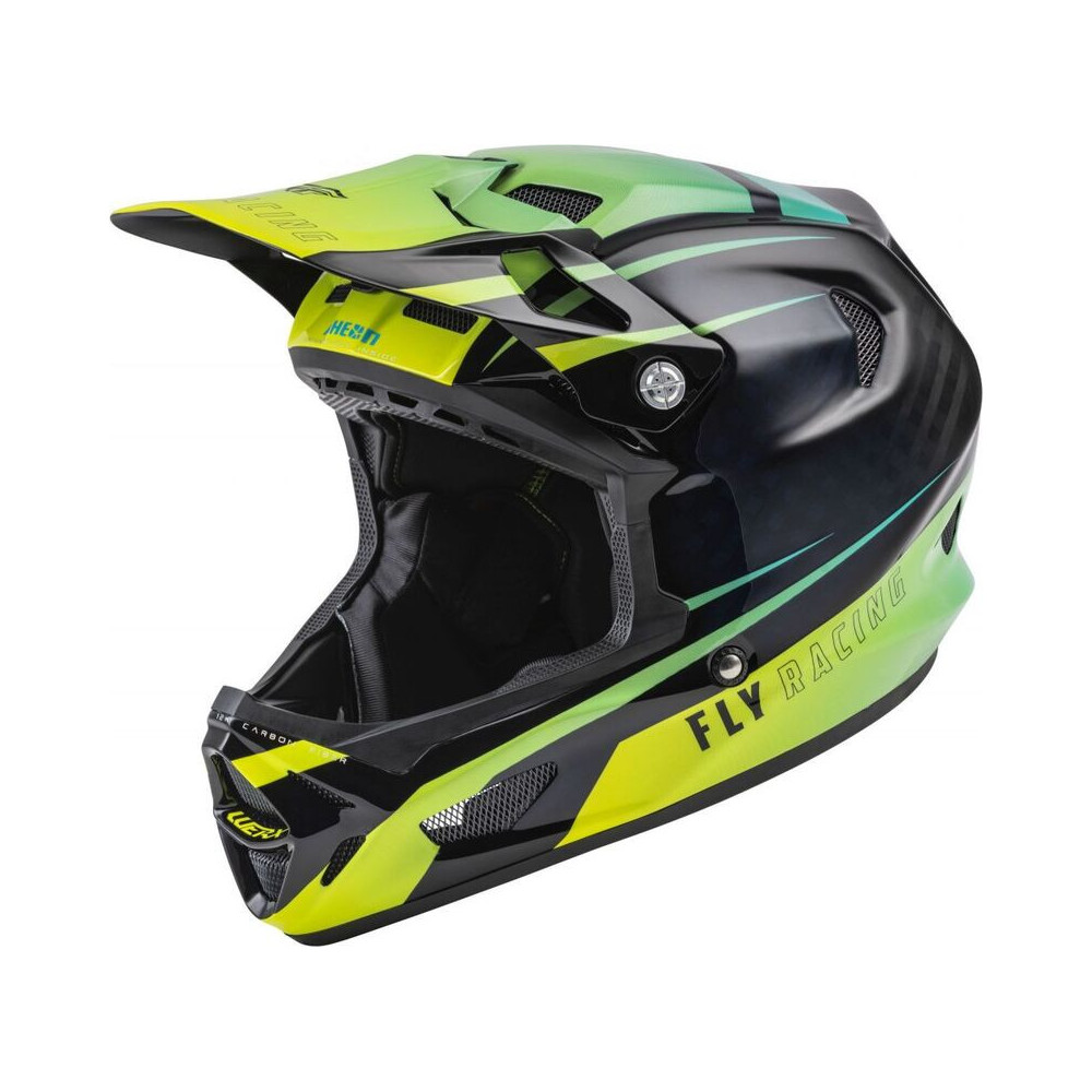 Casque FLY RACING Werx-R Teal/Jaune/Noir M