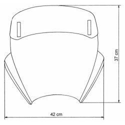 Bulle MRA Variotouring VTNB avec spoiler - Naked Bikes