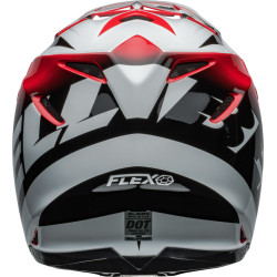 Casque BELL Moto-9S Flex - Rail Gloss Red/White