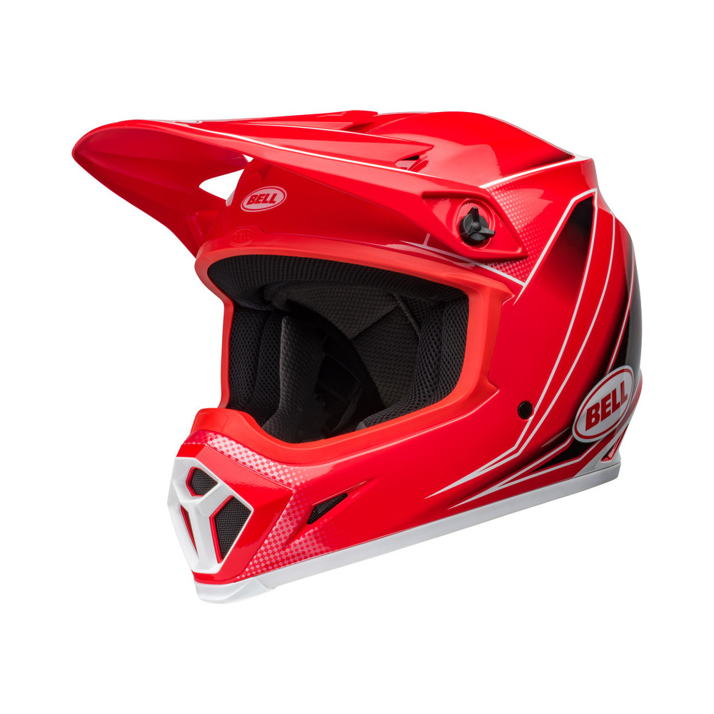 Casque BELL MX-9 Mips - Zone Gloss Red