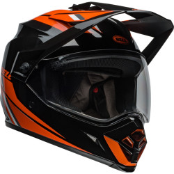 Casque BELL MX-9 Adventure MIPS - Alpine Gloss Black/Orange