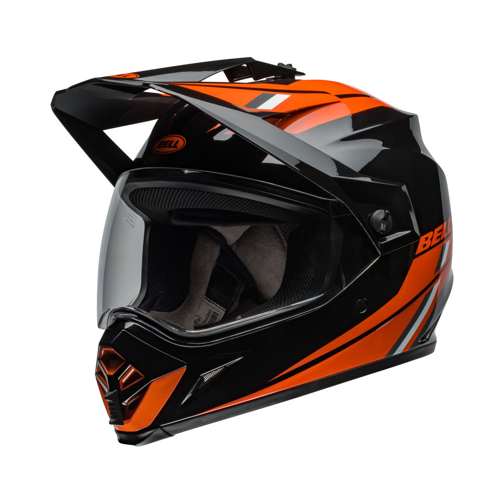 Casque BELL MX-9 Adventure MIPS - Alpine Gloss Black/Orange