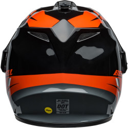 Casque BELL MX-9 Adventure MIPS - Alpine Gloss Black/Orange