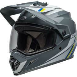 Casque BELL MX-9 Adventure MIPS - Alpine Gloss Charcoal/Silver