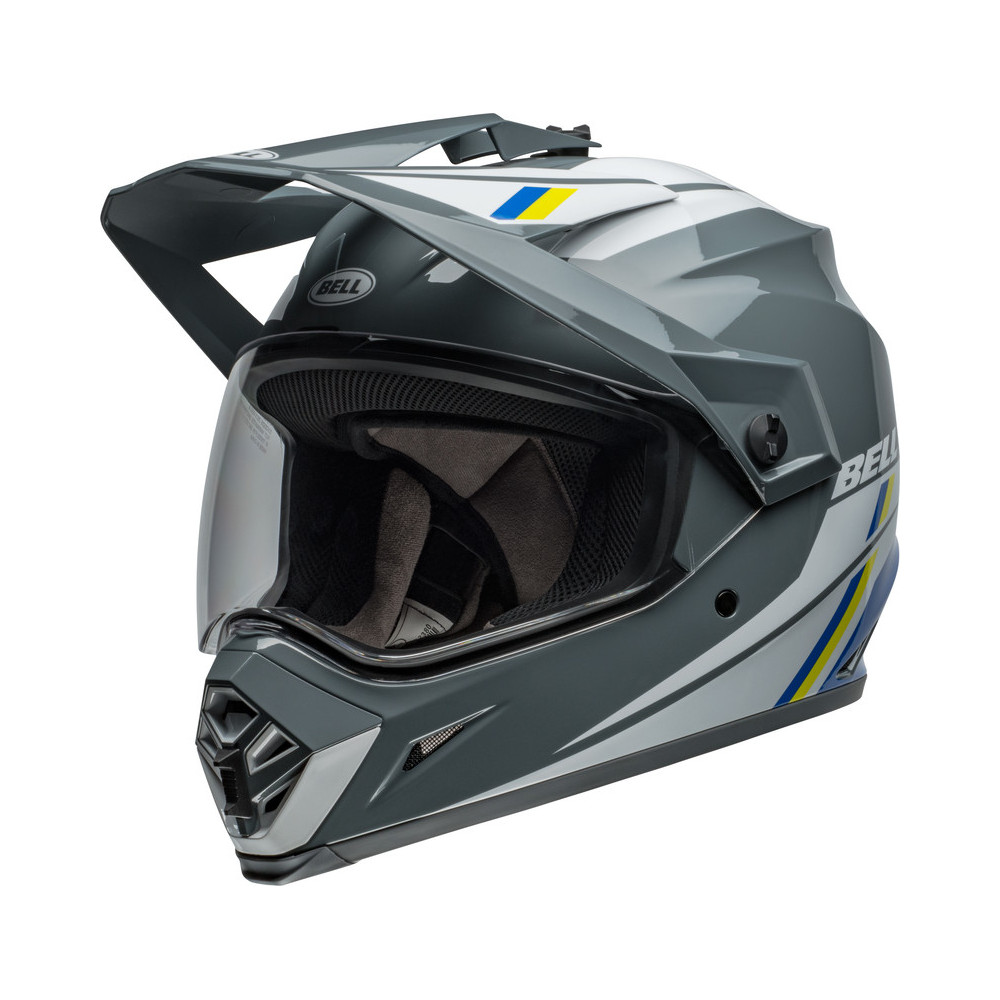 Casque BELL MX-9 Adventure MIPS - Alpine Gloss Charcoal/Silver