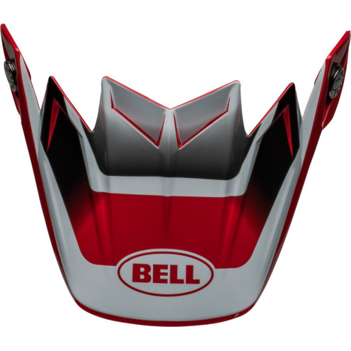 Visière BELL Moto-9S Flex - Rail Gloss Red/White