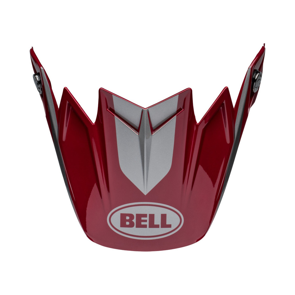 Visière BELL Moto-9S Flex - Ferrandis Méchant Gloss Red/Silver