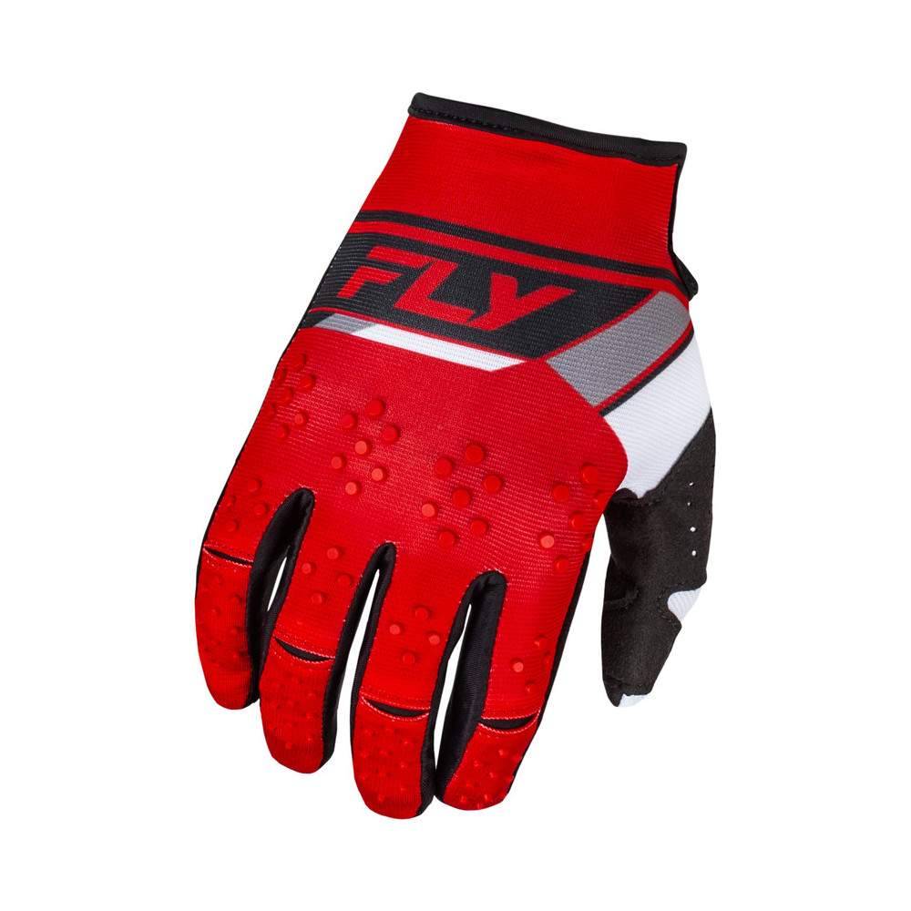 Gants FLY RACING Kinetic Prix - rouge/gris/blanc