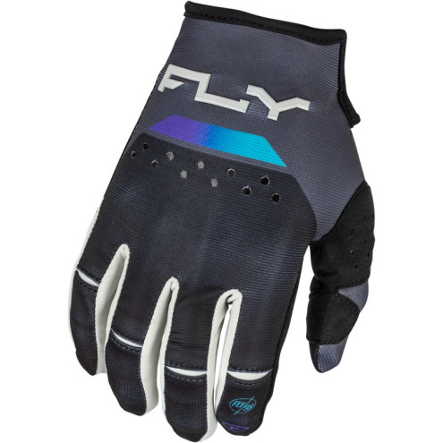 Gants FLY RACING Kinetic Reload - anthracite/noir/Blue Iridium