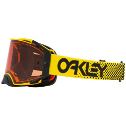 Masque OAKLEY Airbrake MX - Moto Yellow B1B écran Prizm MX Bronze