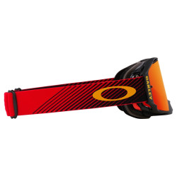 Masque OAKLEY Airbrake MX - Red Flow écran Prizm MX Torch