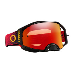 Masque OAKLEY Airbrake MX - Red Flow écran Prizm MX Torch