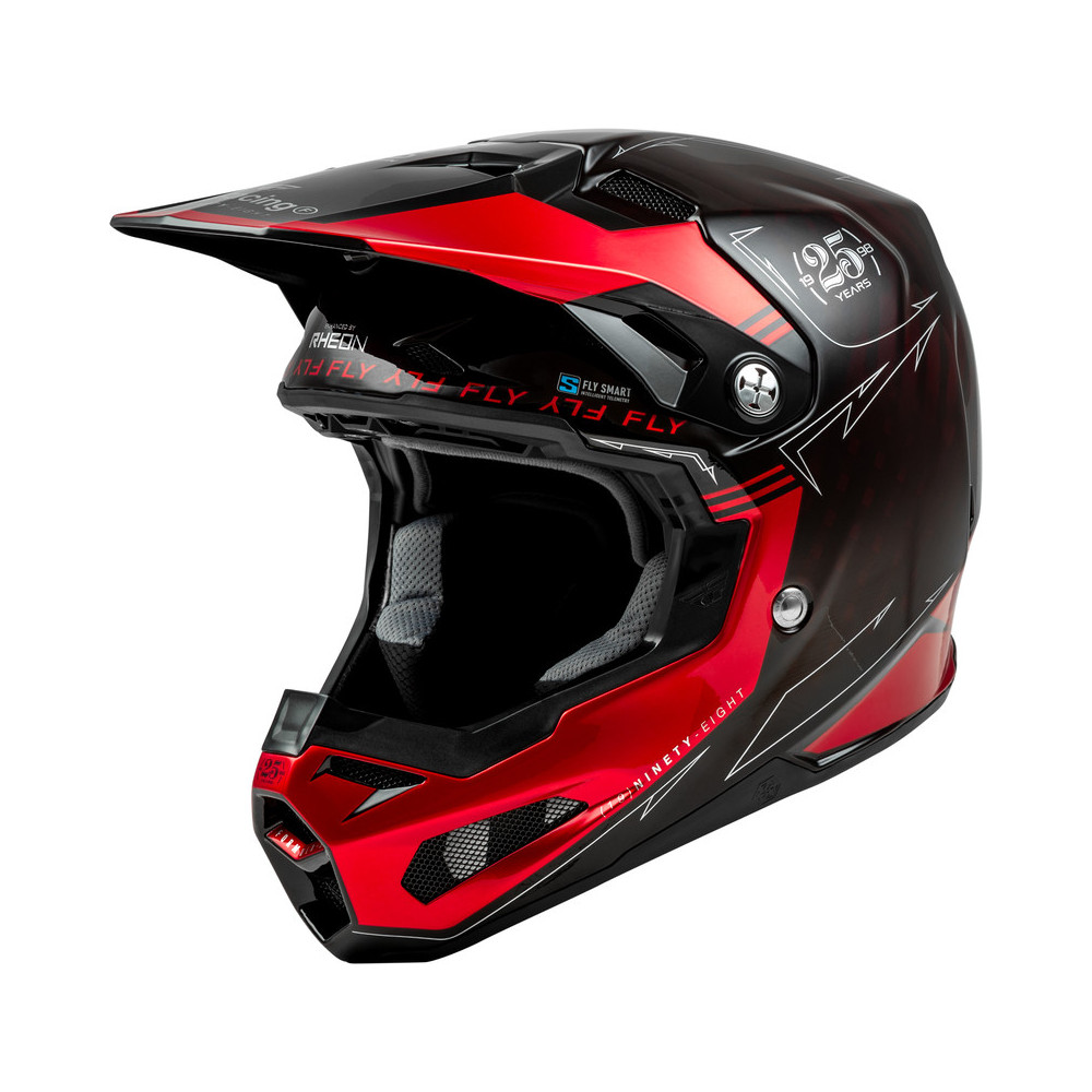 Casque FLY RACING Formula Smart Carbon Legacy - rouge carbone/noir