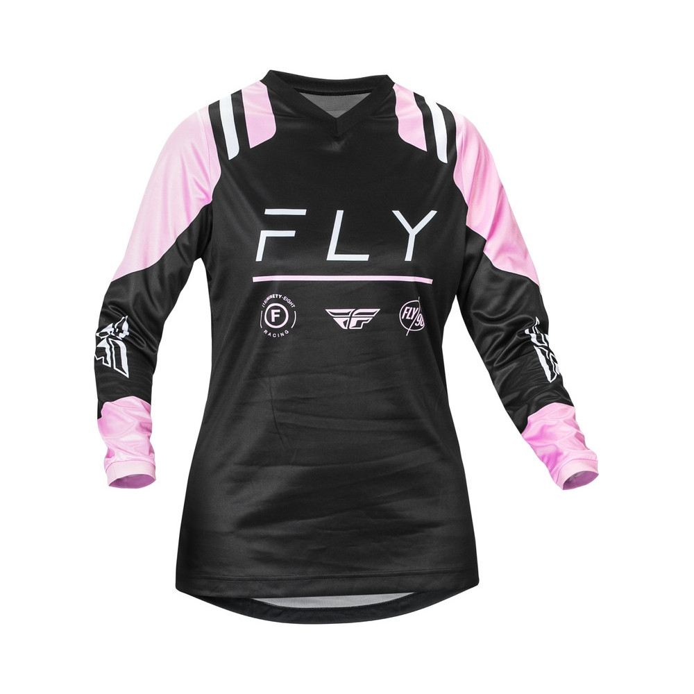 Maillot femme FLY RACING F-16 - noir/lavande