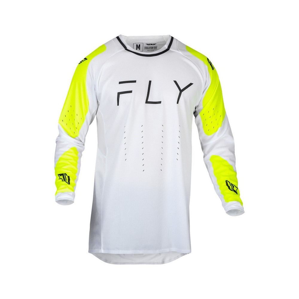 Maillot FLY RACING Evolution DST - blanc/Hi-Vis