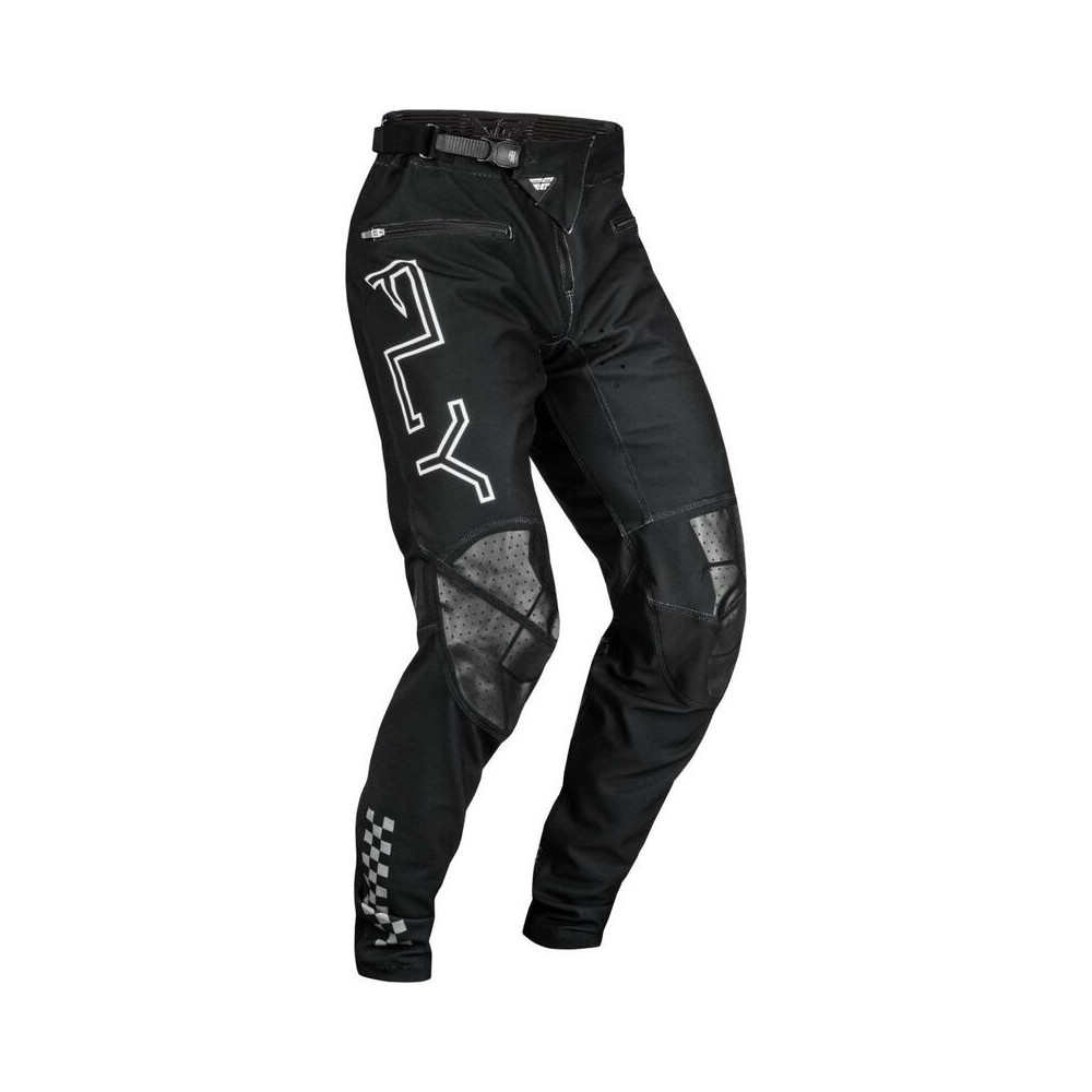 Pantalon vélo enfant FLY RACING Rayce - noir 1 - AVSmoto Racing Parts 