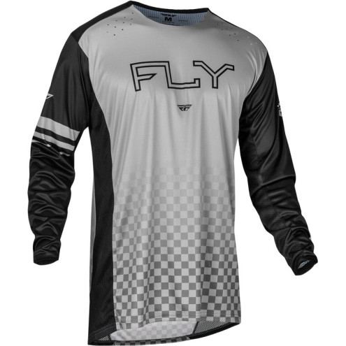 Maillot vélo FLY RACING Rayce - gris/noir 1 - AVSmoto Racing Parts 