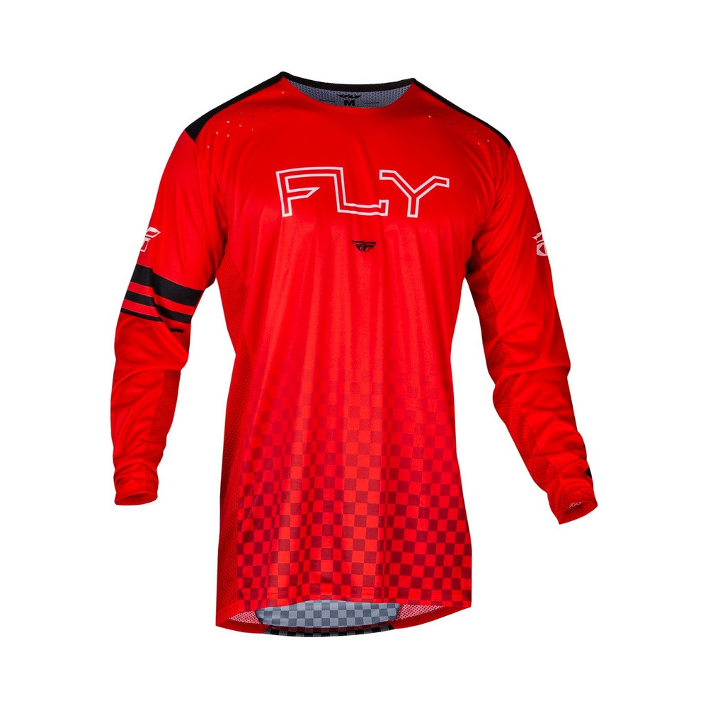 Maillot vélo FLY RACING Rayce - rouge 1 - AVSmoto Racing Parts 