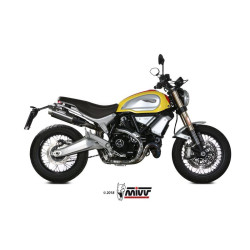 Silencieux MIVV GP Pro - carbone embout inox Ducati Scrambler 1100 18-20