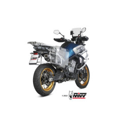 Silencieux MIVV Speed Edge -  Inox embout carbone CF Moto 800 MT 22-23