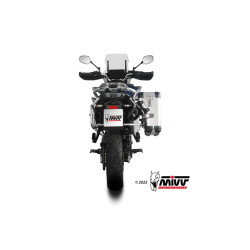 Silencieux MIVV Speed Edge - Inox noir embout carbone CF Moto 800 MT 22-23