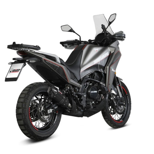 Silencieux MIVV Suono noir embout carbone - MOTO MORINI 650 X-CAPE