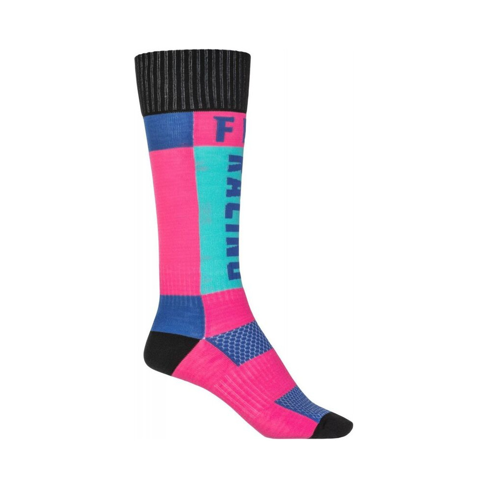 Chaussettes FLY RACING MX épaisses - rose