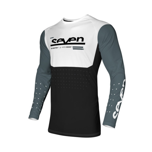 Maillot SEVEN Vox Aperture junior - Lead/noir