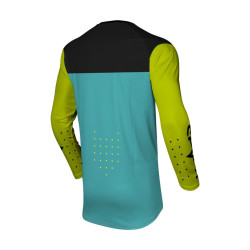 Maillot SEVEN Vox Aperture junior - jaune fluo/bleu