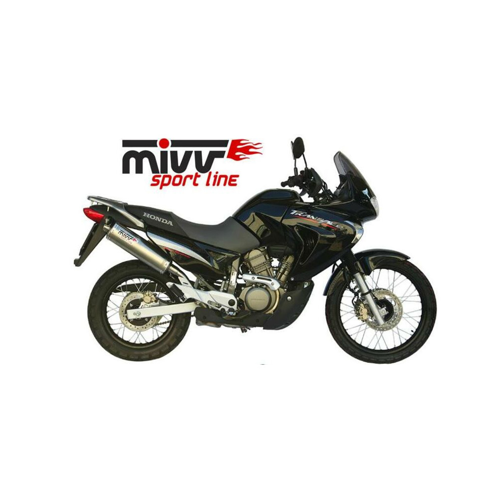 Silencieux MIVV Oval Classic inox Honda XL650V Transalp 05-07