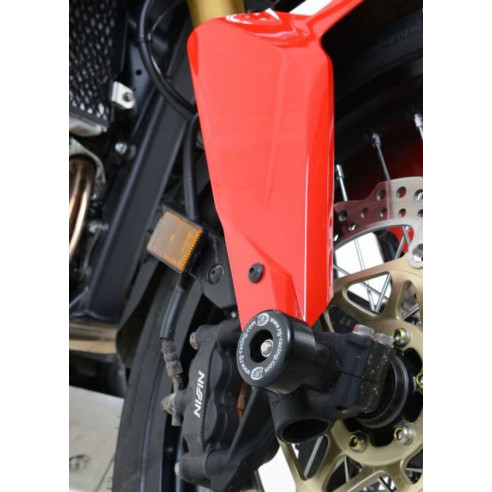 Protection de fourche R&G RACING noir Honda CRF1000L Africa Twin