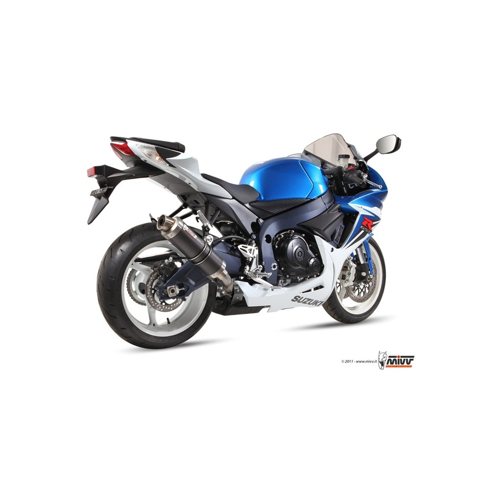 Silencieux MIVV GP carbone Suzuki GSX-R600/GSX-R750 11-16