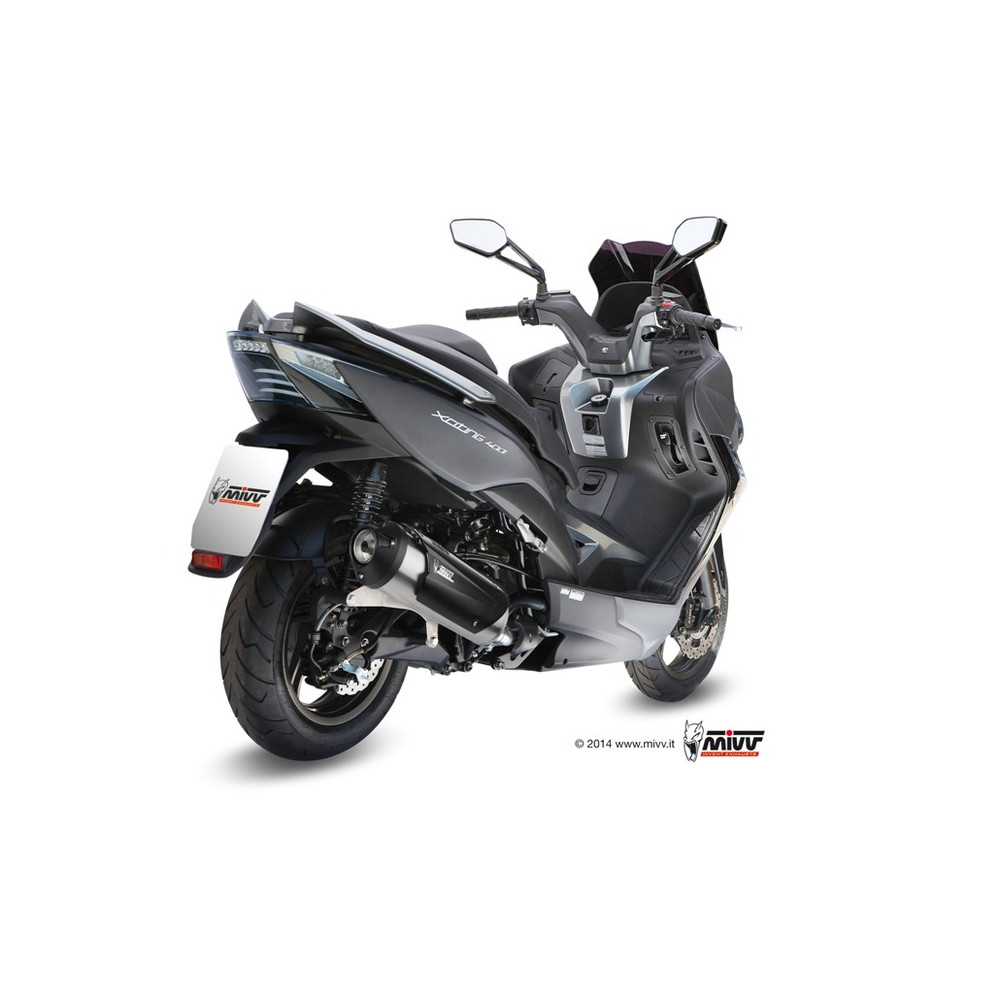 Ligne complète MIVV Urban - Inox Kymco X-Citing 400 13-16