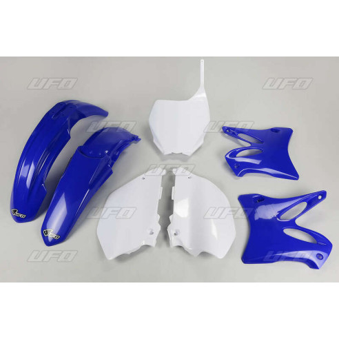 Kit plastique UFO couleur origine bleu/blanc Yamaha YZ125/144/250