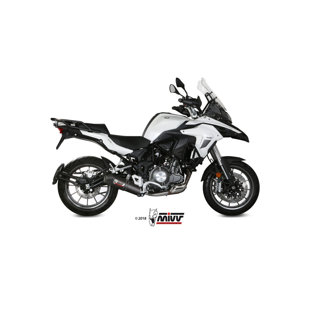 Silencieux MIVV Oval - Carbone  Benelli TRK 502 17-23