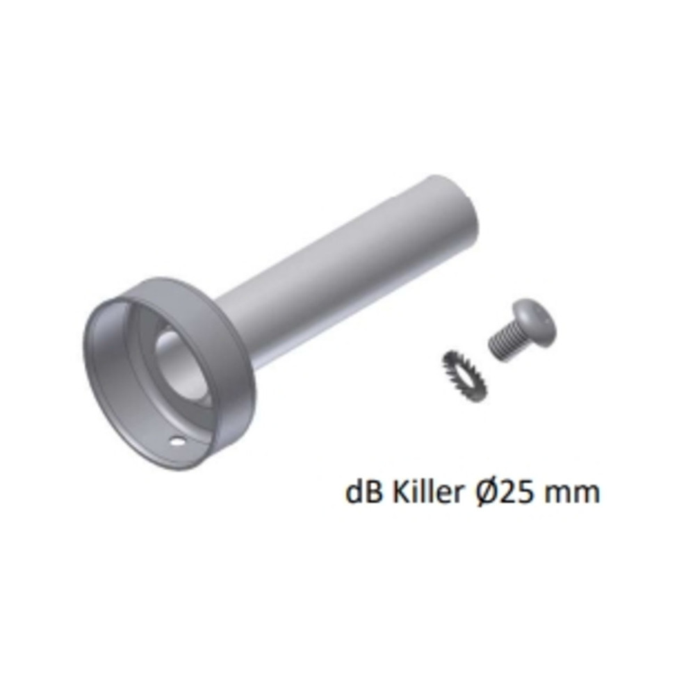 DB Killer MIVV pour silencieux X-M1 tube 25 mm Ø50mm