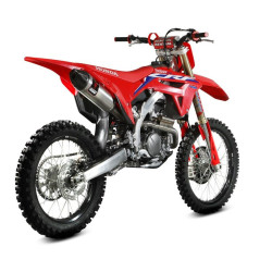 Silencieux MIVV STR-1 inox embout carbone - Honda CRF 250 R