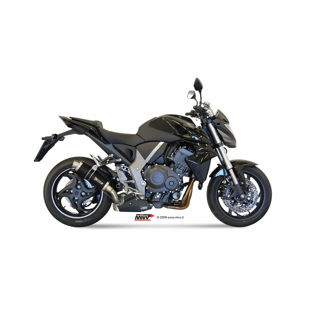 Silencieux MIVV GP - Inox noir Honda CB1000R 08-15