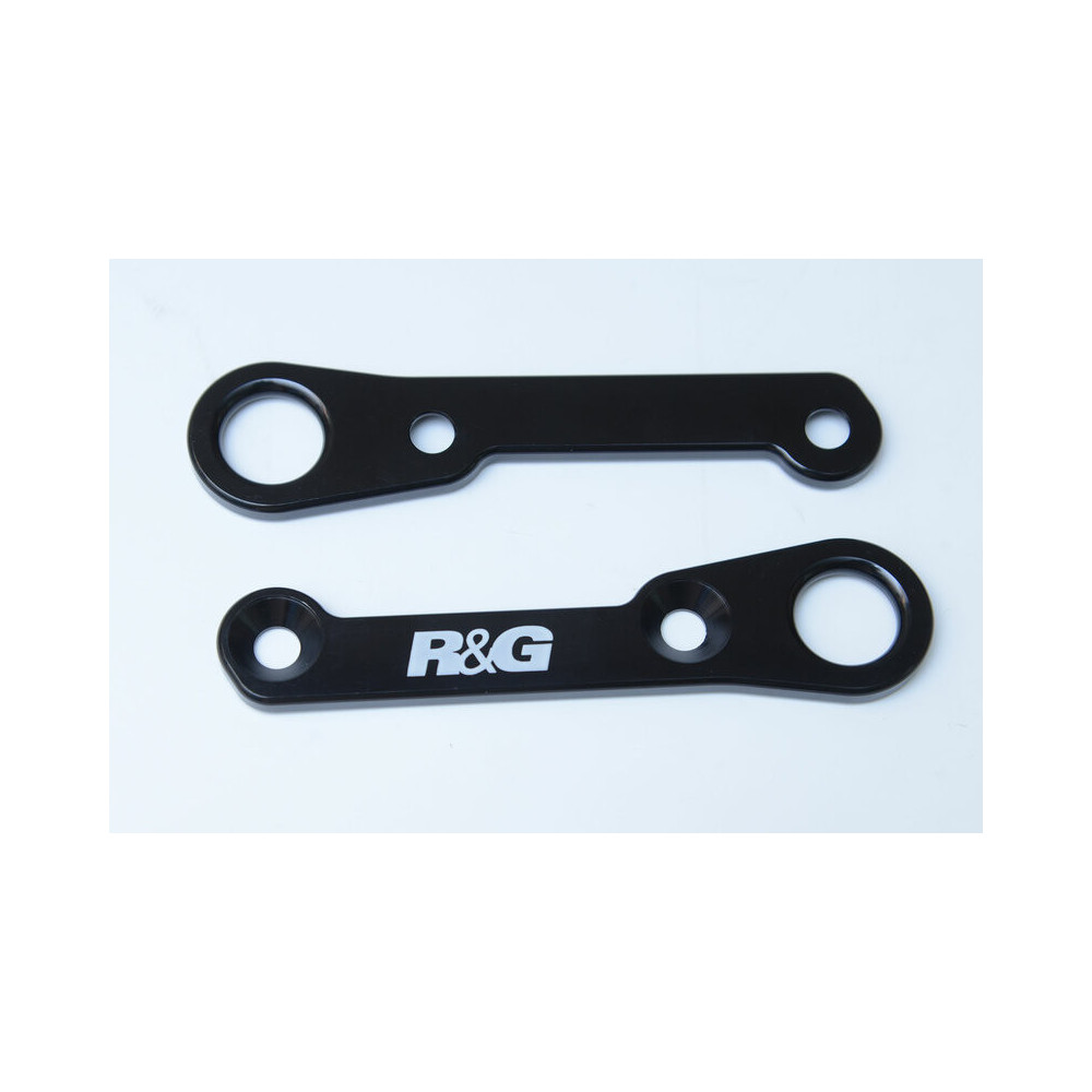 Platines pour sangles R&G RACING noir Yamaha YZF-R125 R&G RACING 1 - AVSmoto Racing Parts 