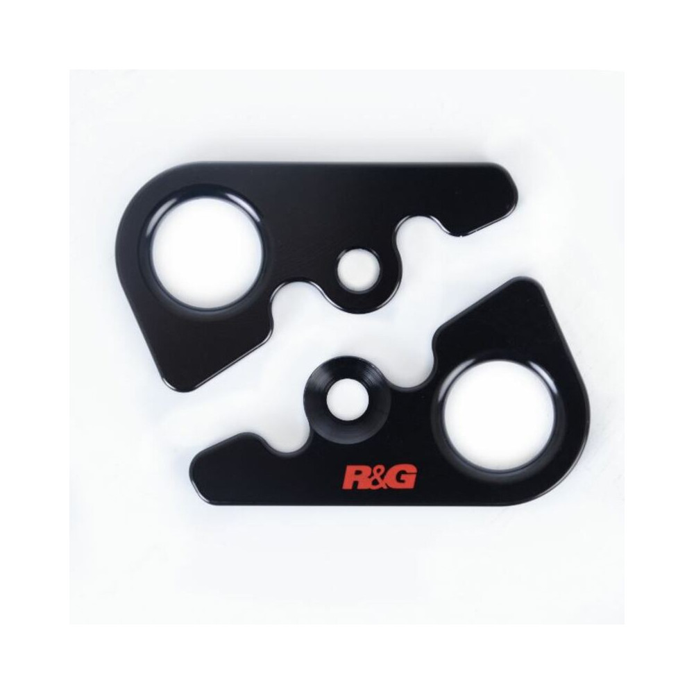 Platines pour sangles R&G RACING noir MV Agusta F4RC R&G RACING 1 - AVSmoto Racing Parts 