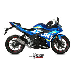 Silencieux MIVV GP Pro titane/casquette inox Suzuki GSX250R