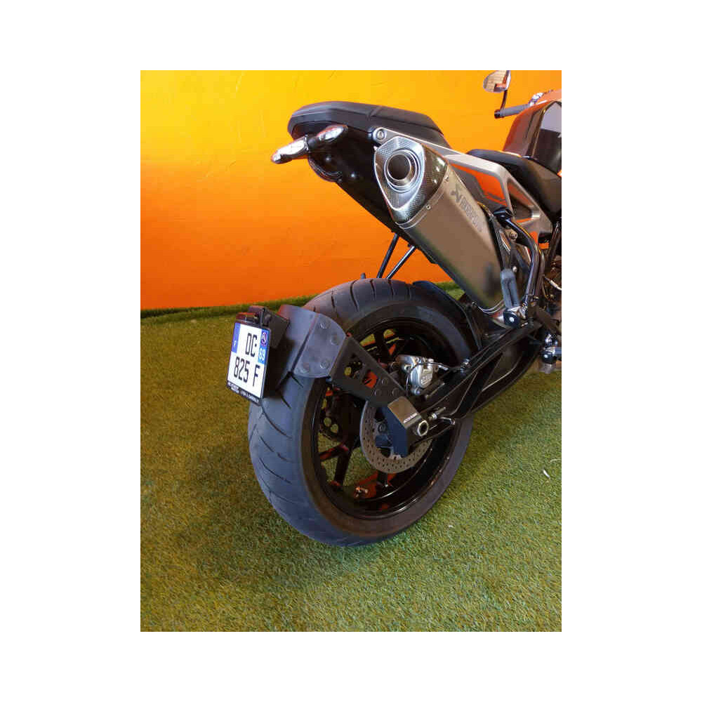 Support de plaque ACCESS DESIGN ''ras de roue'' noir KTM Duke 790/890