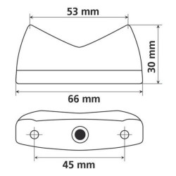 Support de plaque ACCESS DESIGN ''ras de roue'' noir KTM Duke 790/890