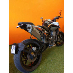 Support de plaque ACCESS DESIGN ''ras de roue'' noir KTM Duke 790/890