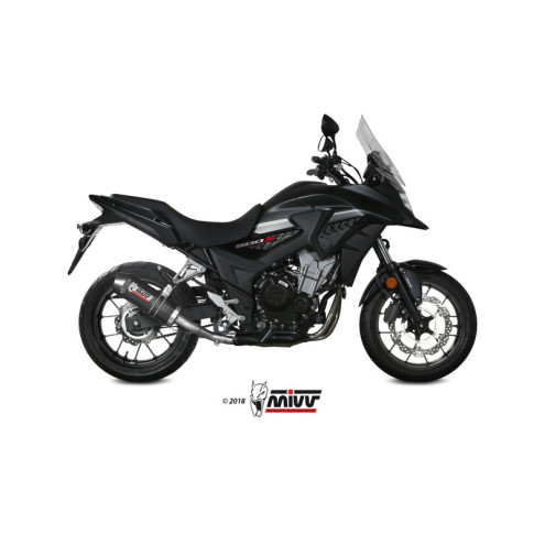 Silencieux MIVV Oval carbone embout carbone Honda CB500X