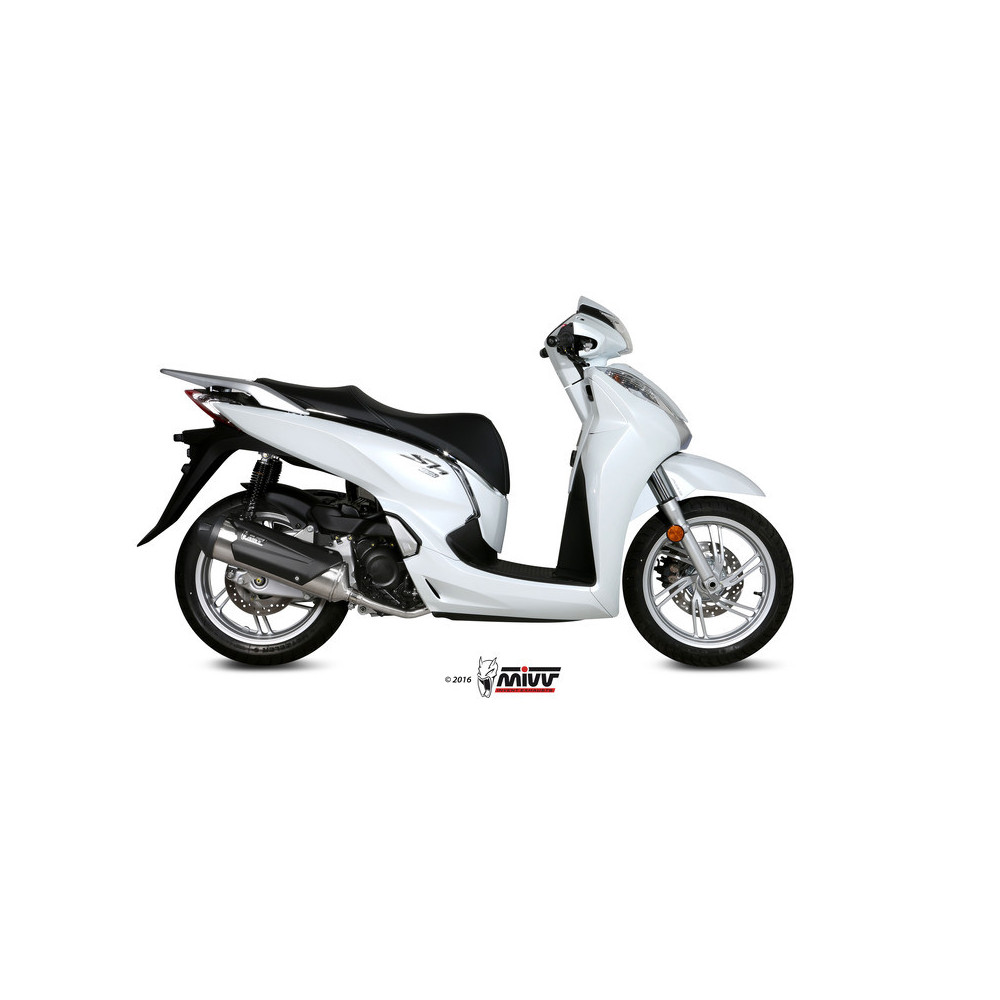 Ligne complète MIVV Urban - Inox Honda SH300 16-20